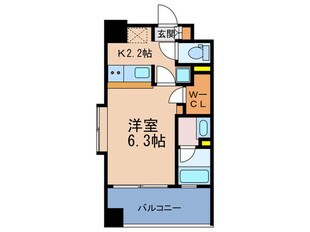 Gate Court Osaka Fukushimaの物件間取画像